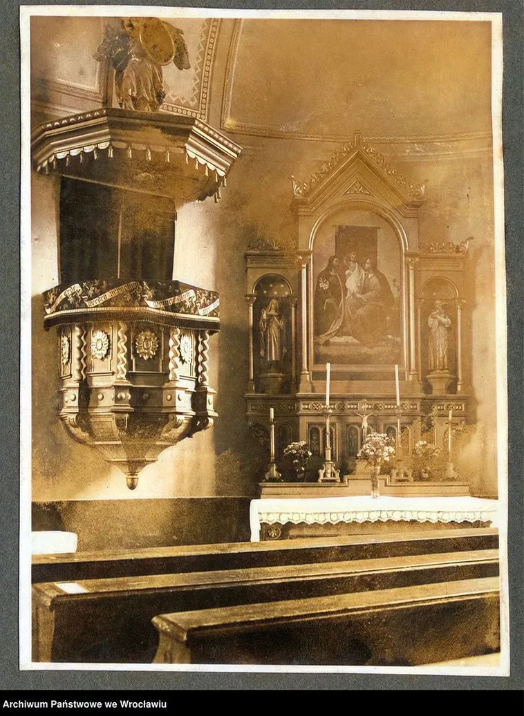 Ołtarz w Gościsławiu 1937 r. 